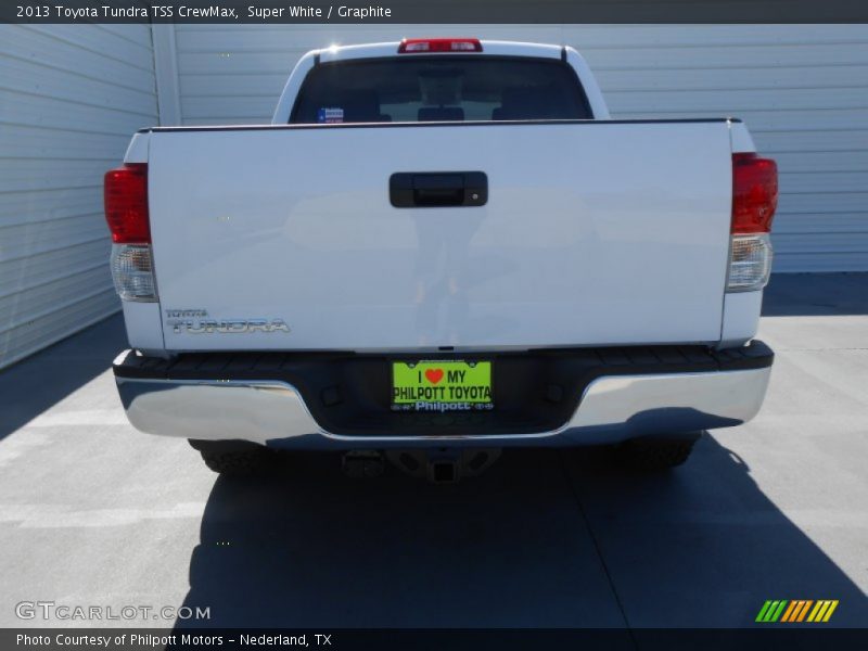 Super White / Graphite 2013 Toyota Tundra TSS CrewMax