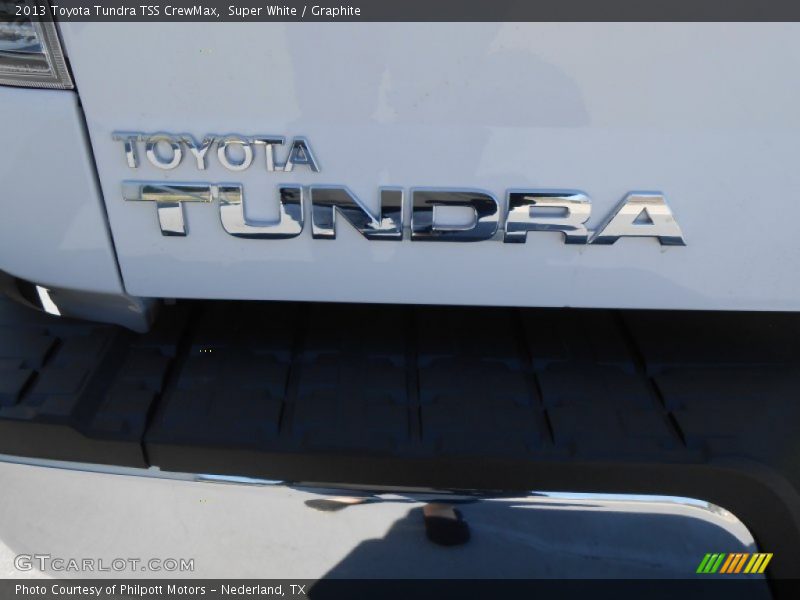 Super White / Graphite 2013 Toyota Tundra TSS CrewMax