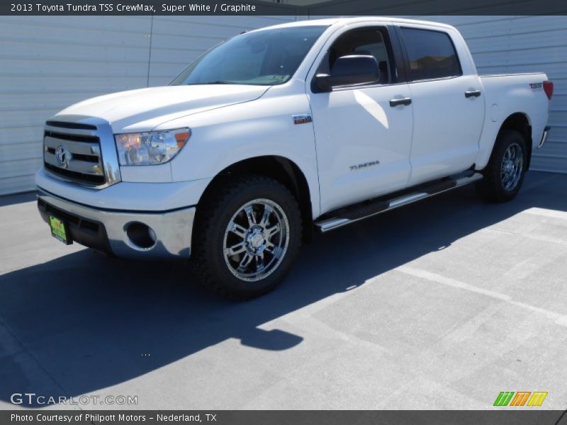 Super White / Graphite 2013 Toyota Tundra TSS CrewMax