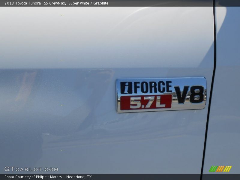 Super White / Graphite 2013 Toyota Tundra TSS CrewMax