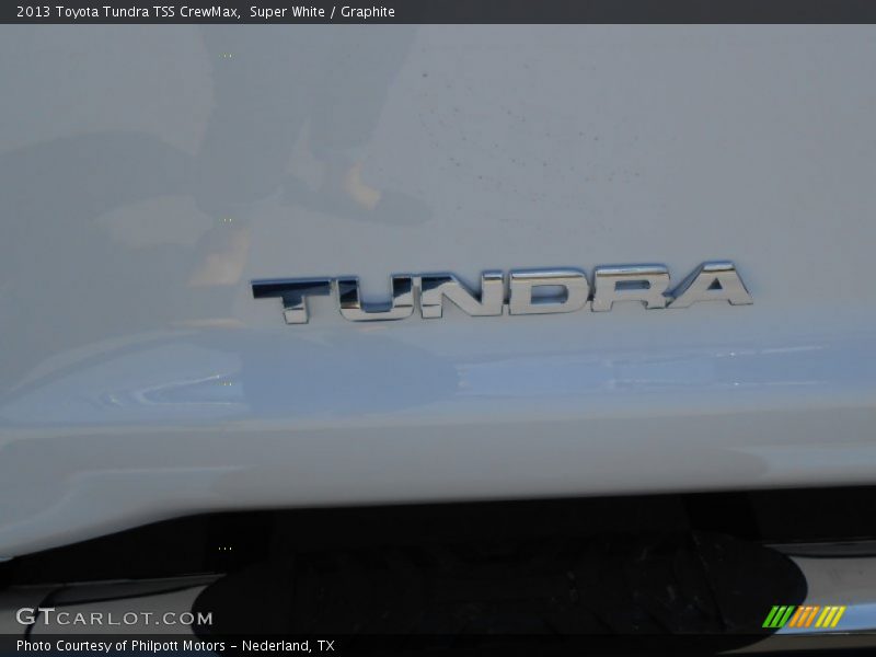 Super White / Graphite 2013 Toyota Tundra TSS CrewMax