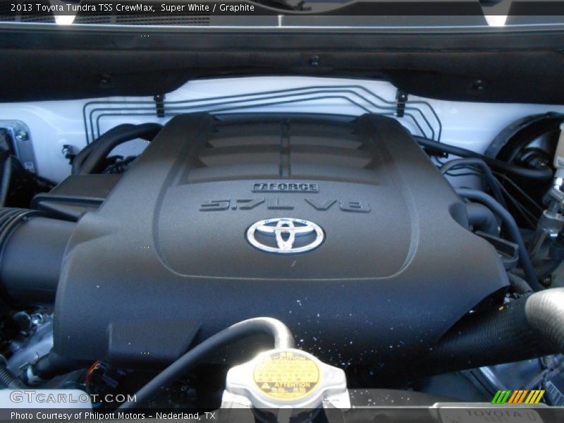 Super White / Graphite 2013 Toyota Tundra TSS CrewMax
