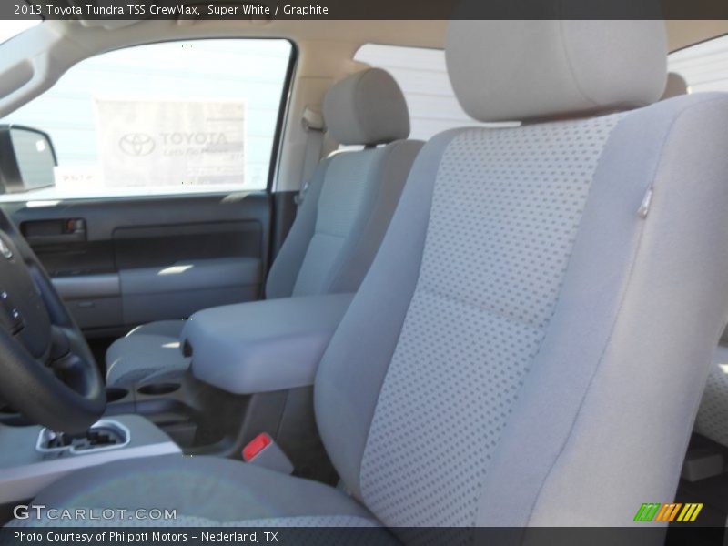 Super White / Graphite 2013 Toyota Tundra TSS CrewMax