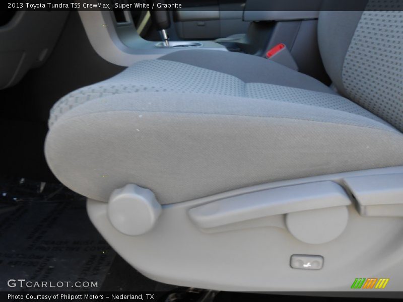 Super White / Graphite 2013 Toyota Tundra TSS CrewMax