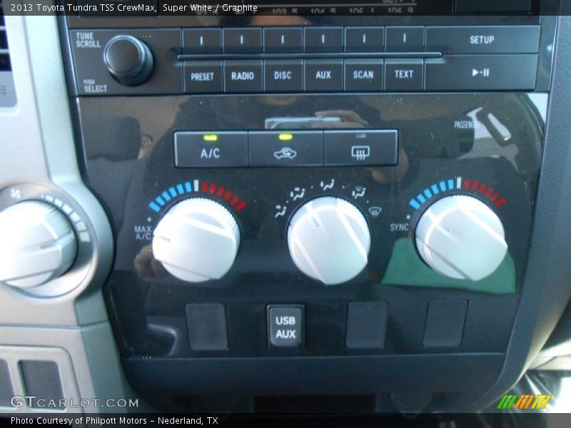 Super White / Graphite 2013 Toyota Tundra TSS CrewMax