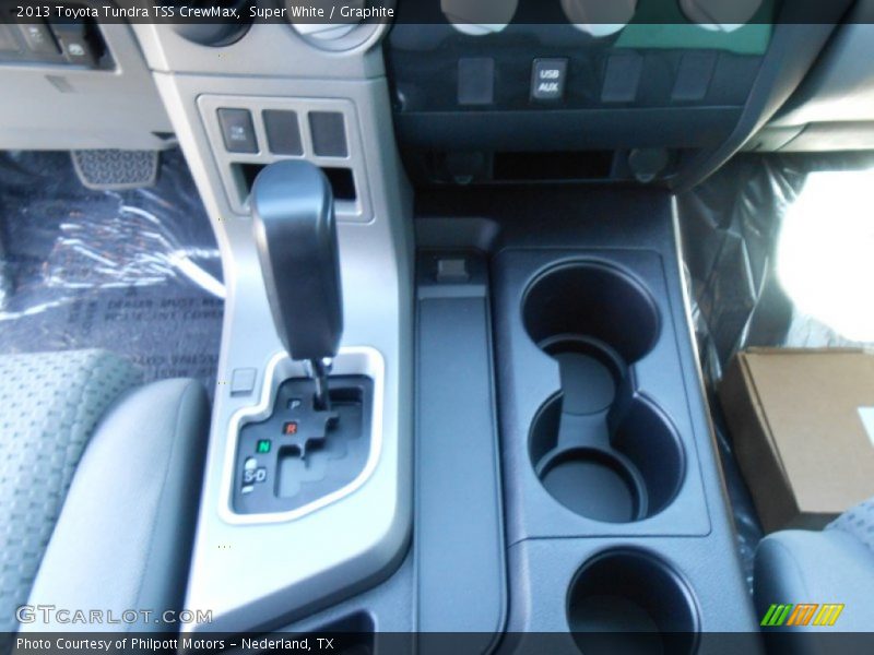 Super White / Graphite 2013 Toyota Tundra TSS CrewMax