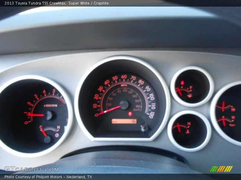 Super White / Graphite 2013 Toyota Tundra TSS CrewMax