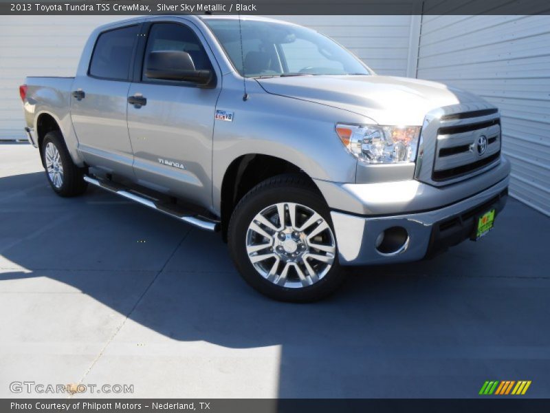 Silver Sky Metallic / Black 2013 Toyota Tundra TSS CrewMax