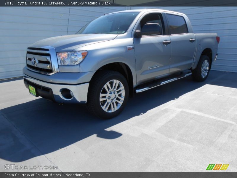 Silver Sky Metallic / Black 2013 Toyota Tundra TSS CrewMax