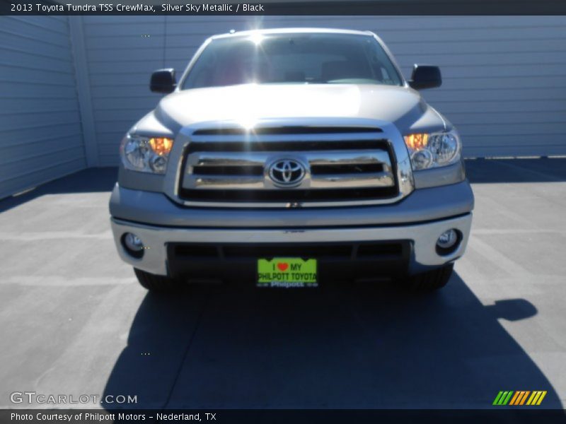 Silver Sky Metallic / Black 2013 Toyota Tundra TSS CrewMax