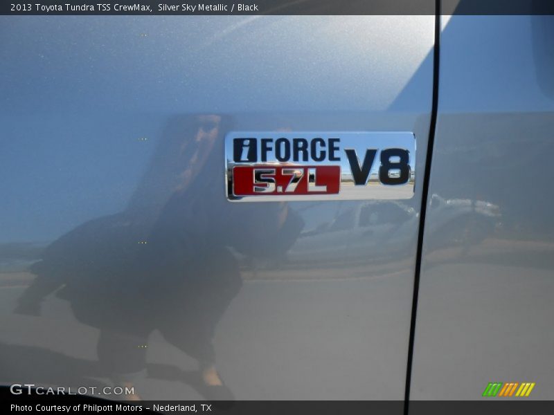 Silver Sky Metallic / Black 2013 Toyota Tundra TSS CrewMax