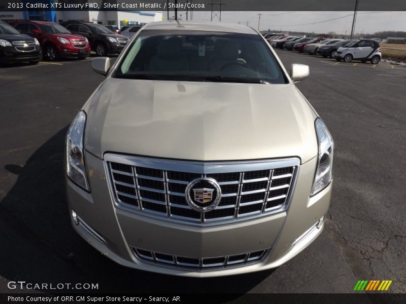 Silver Coast Metallic / Shale/Cocoa 2013 Cadillac XTS Luxury FWD