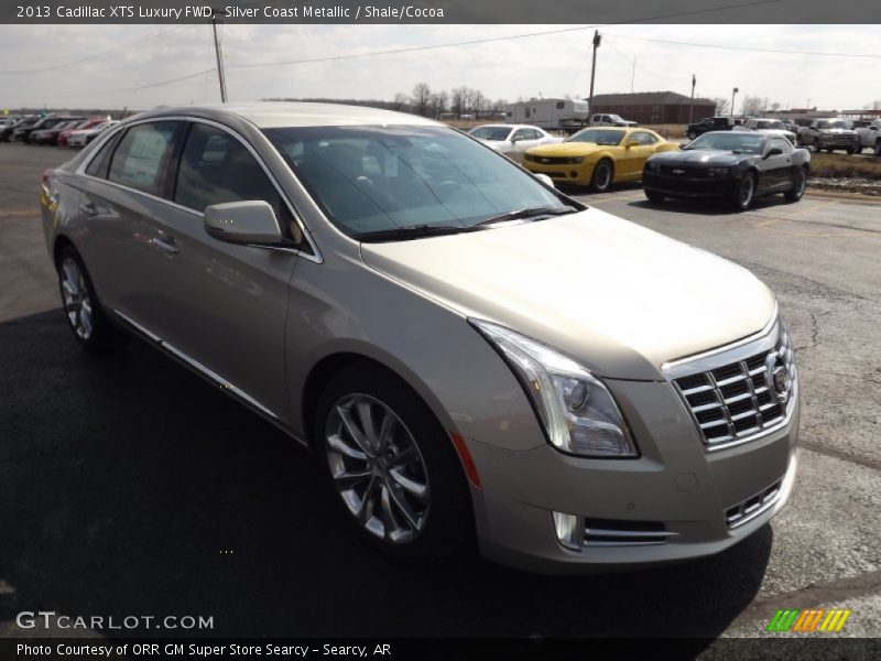 Silver Coast Metallic / Shale/Cocoa 2013 Cadillac XTS Luxury FWD