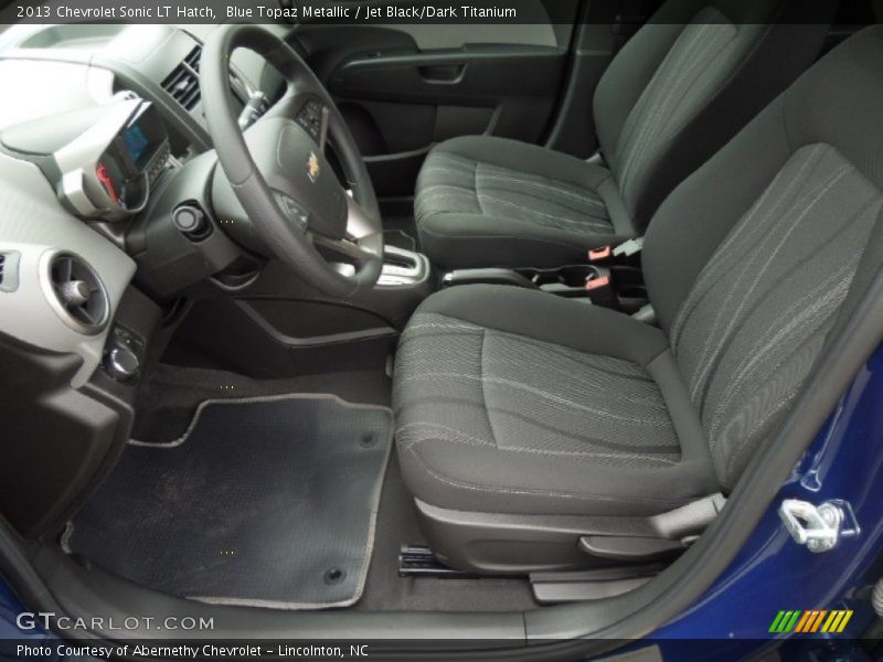 Blue Topaz Metallic / Jet Black/Dark Titanium 2013 Chevrolet Sonic LT Hatch
