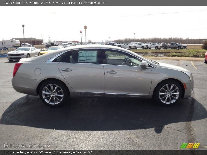 Silver Coast Metallic / Shale/Cocoa 2013 Cadillac XTS Luxury FWD
