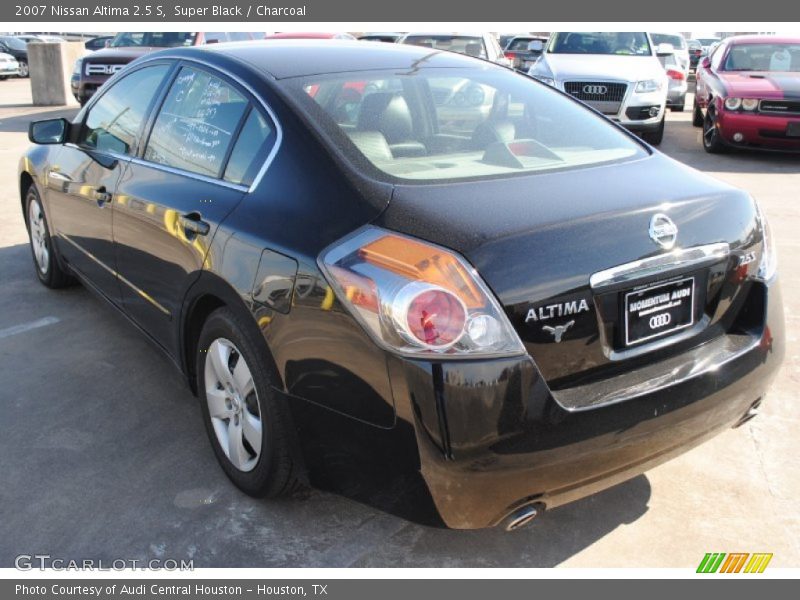 Super Black / Charcoal 2007 Nissan Altima 2.5 S