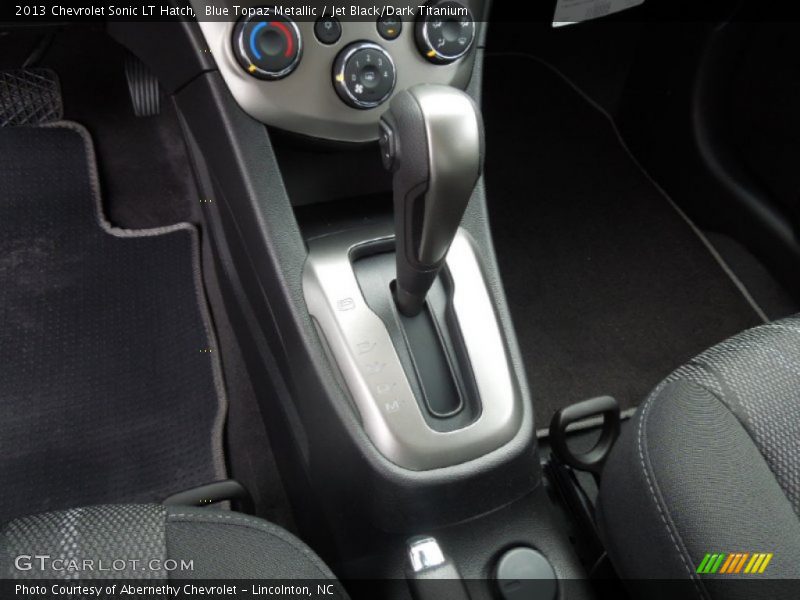 Blue Topaz Metallic / Jet Black/Dark Titanium 2013 Chevrolet Sonic LT Hatch