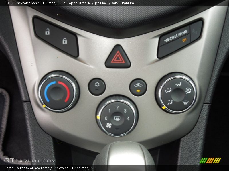 Blue Topaz Metallic / Jet Black/Dark Titanium 2013 Chevrolet Sonic LT Hatch