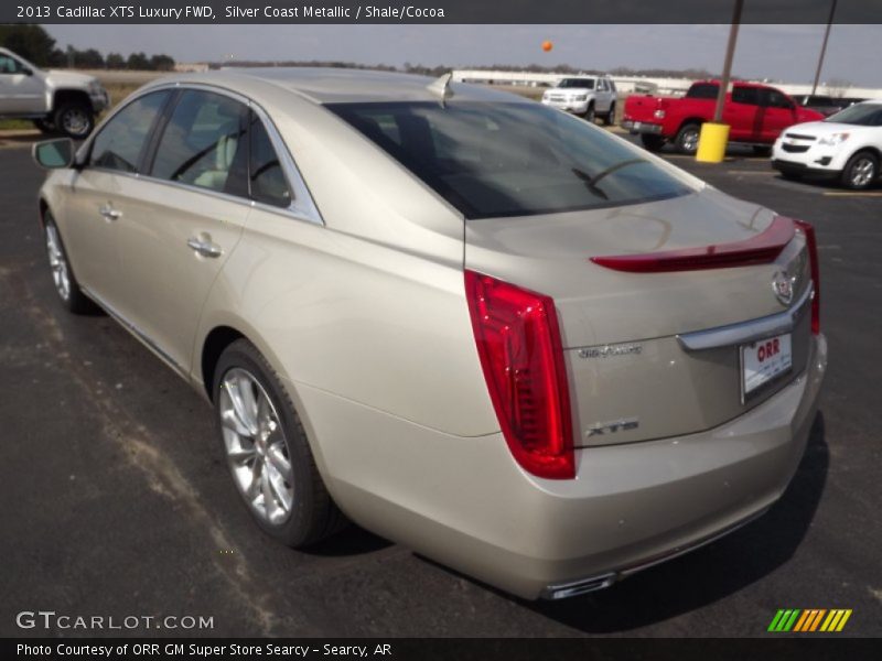 Silver Coast Metallic / Shale/Cocoa 2013 Cadillac XTS Luxury FWD