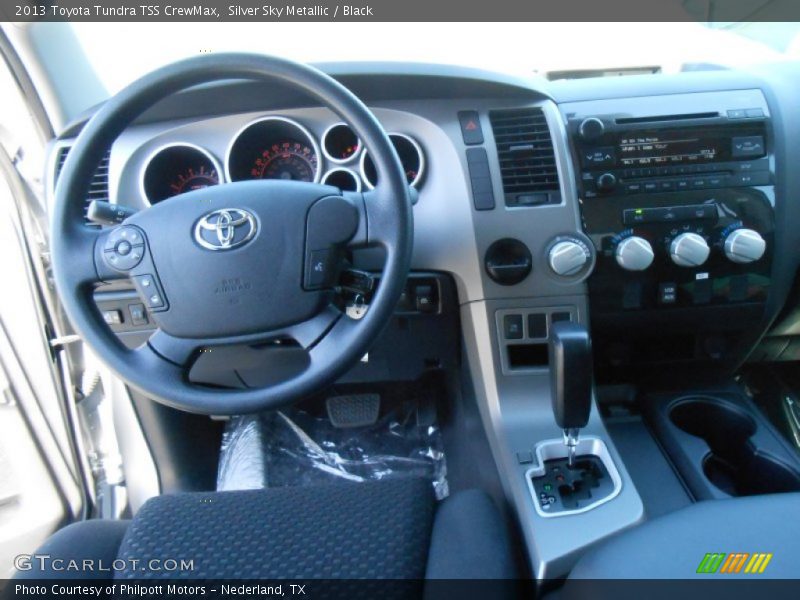 Silver Sky Metallic / Black 2013 Toyota Tundra TSS CrewMax