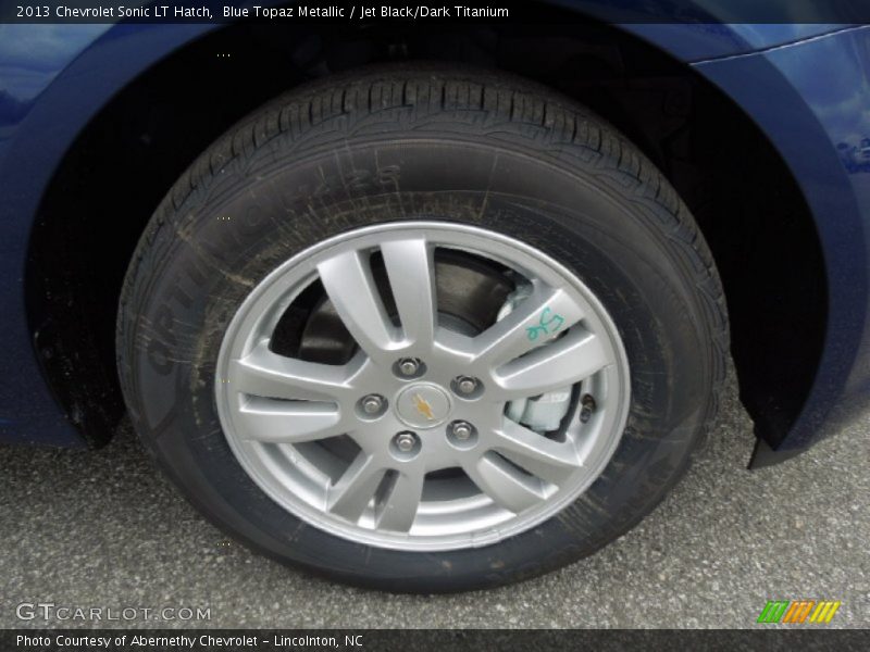 Blue Topaz Metallic / Jet Black/Dark Titanium 2013 Chevrolet Sonic LT Hatch