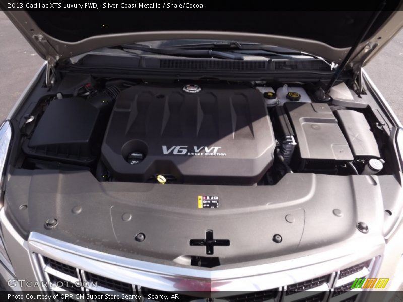 Silver Coast Metallic / Shale/Cocoa 2013 Cadillac XTS Luxury FWD