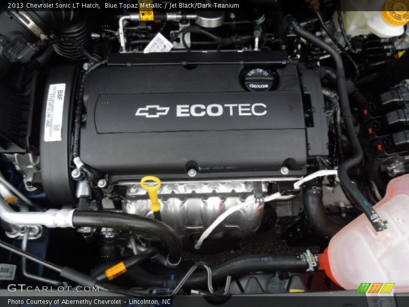 Blue Topaz Metallic / Jet Black/Dark Titanium 2013 Chevrolet Sonic LT Hatch