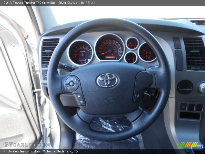 Silver Sky Metallic / Black 2013 Toyota Tundra TSS CrewMax