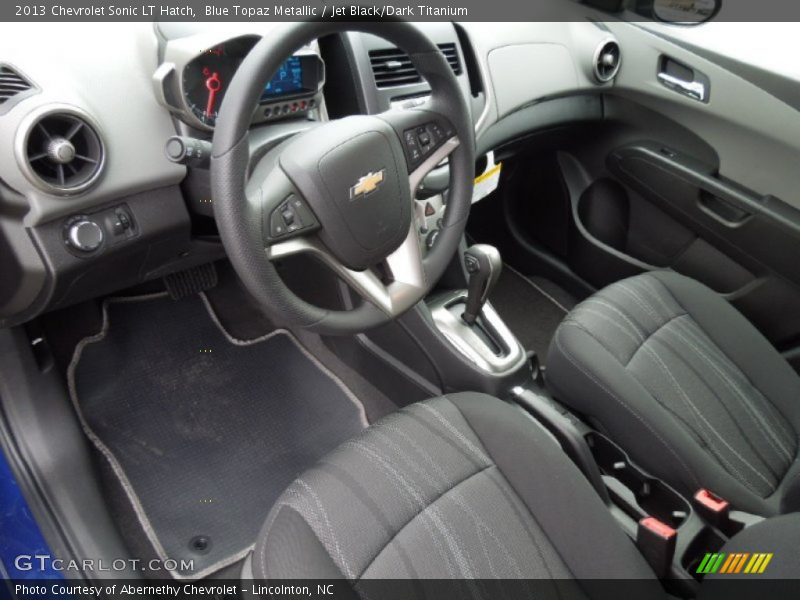 Blue Topaz Metallic / Jet Black/Dark Titanium 2013 Chevrolet Sonic LT Hatch