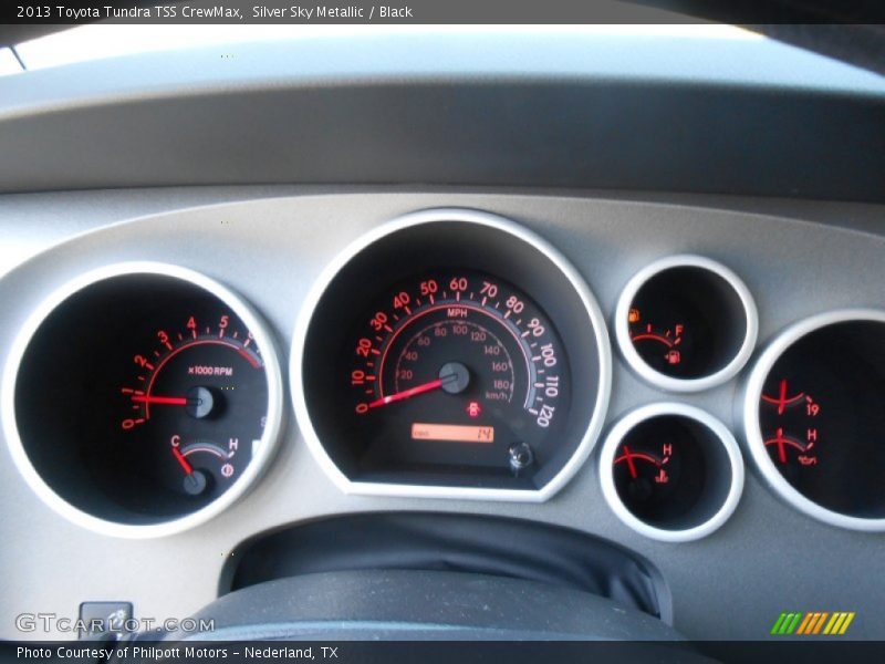 Silver Sky Metallic / Black 2013 Toyota Tundra TSS CrewMax