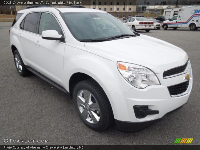 Summit White / Jet Black 2013 Chevrolet Equinox LT