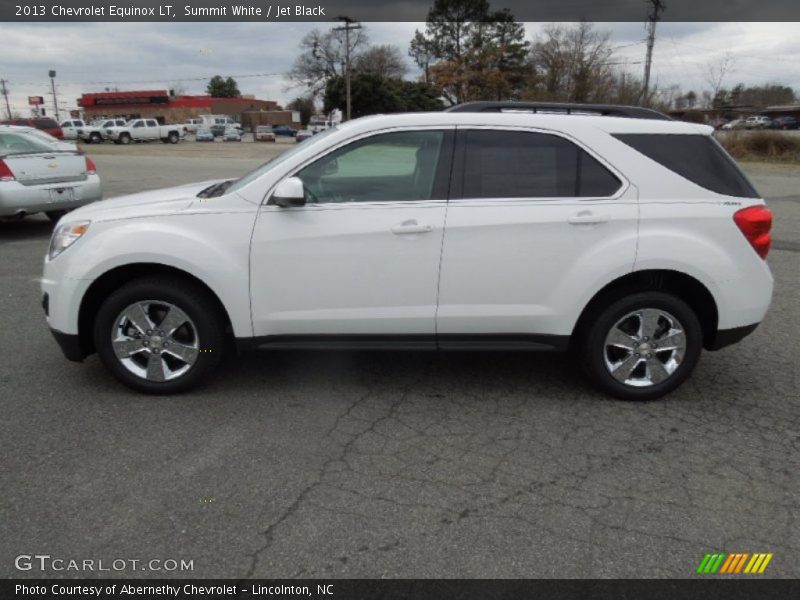 Summit White / Jet Black 2013 Chevrolet Equinox LT