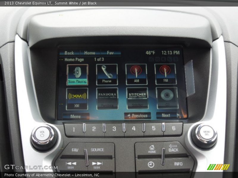 Summit White / Jet Black 2013 Chevrolet Equinox LT