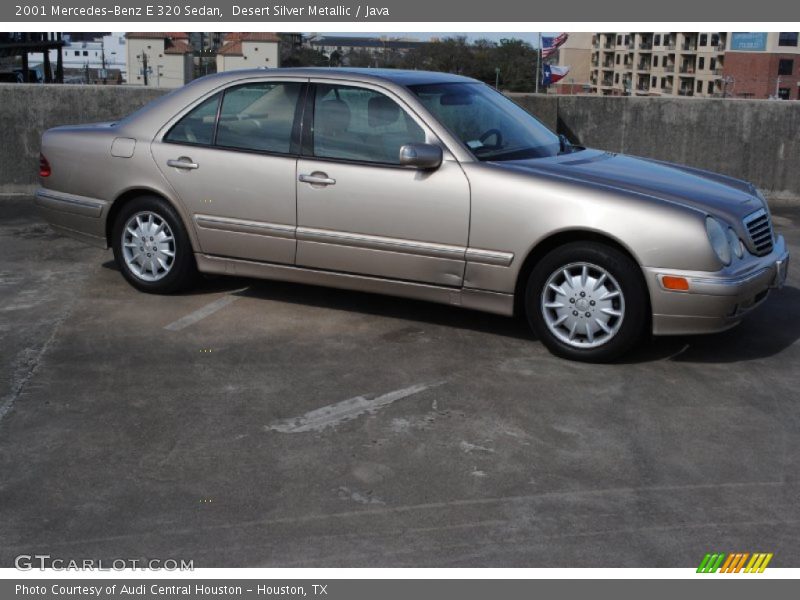Desert Silver Metallic / Java 2001 Mercedes-Benz E 320 Sedan