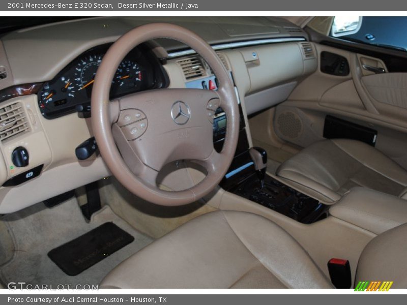 Desert Silver Metallic / Java 2001 Mercedes-Benz E 320 Sedan