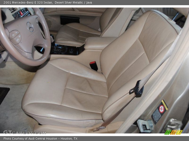 Desert Silver Metallic / Java 2001 Mercedes-Benz E 320 Sedan