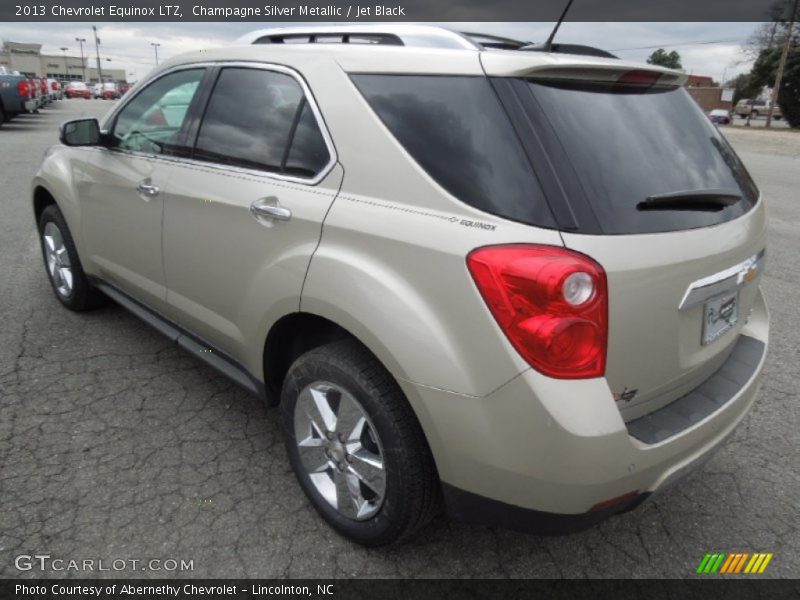 Champagne Silver Metallic / Jet Black 2013 Chevrolet Equinox LTZ