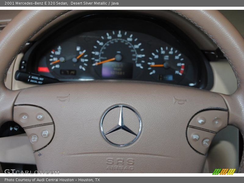 Desert Silver Metallic / Java 2001 Mercedes-Benz E 320 Sedan