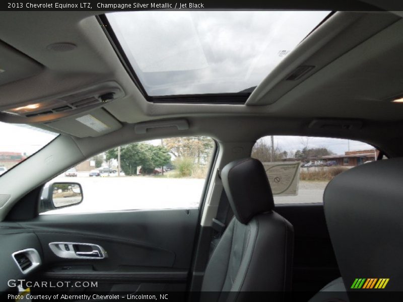Champagne Silver Metallic / Jet Black 2013 Chevrolet Equinox LTZ