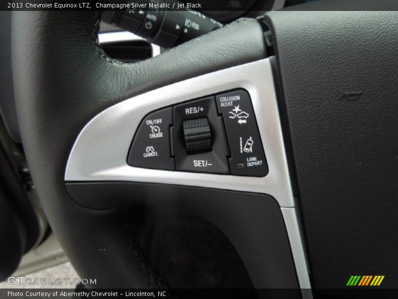 Champagne Silver Metallic / Jet Black 2013 Chevrolet Equinox LTZ