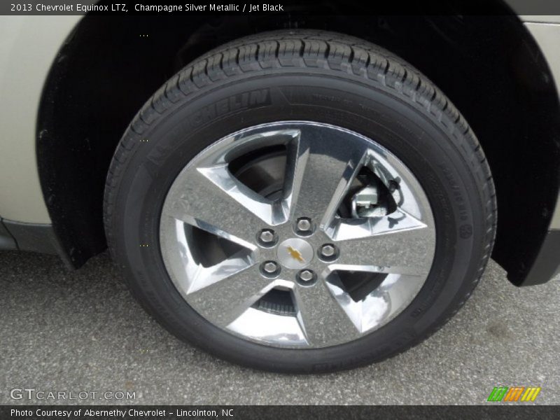 Champagne Silver Metallic / Jet Black 2013 Chevrolet Equinox LTZ
