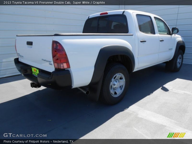 Super White / Graphite 2013 Toyota Tacoma V6 Prerunner Double Cab