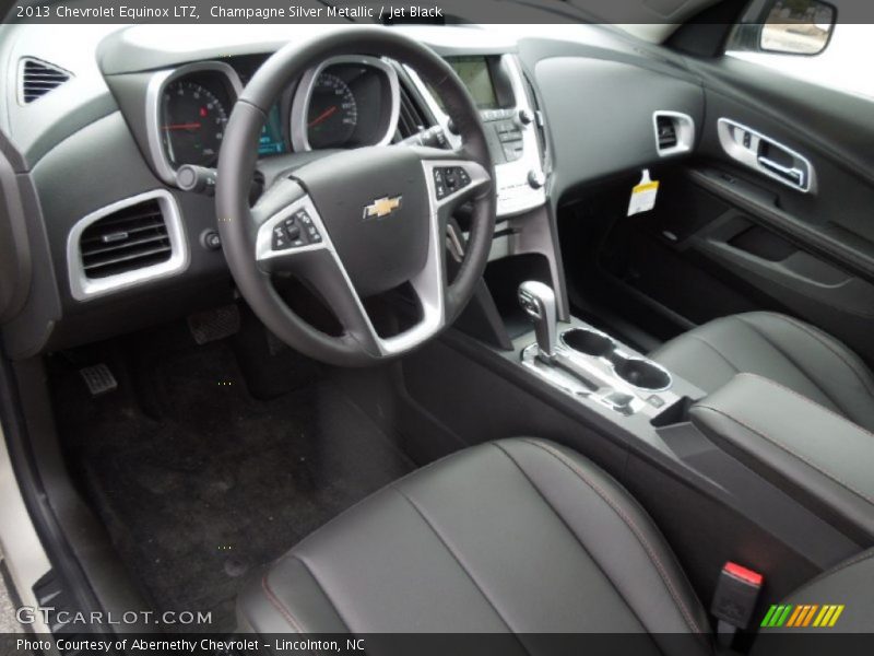 Champagne Silver Metallic / Jet Black 2013 Chevrolet Equinox LTZ