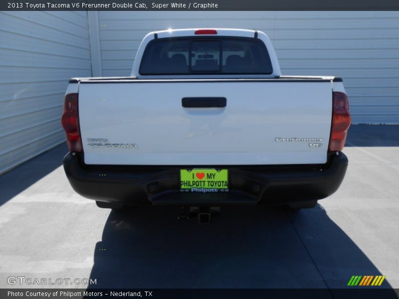 Super White / Graphite 2013 Toyota Tacoma V6 Prerunner Double Cab