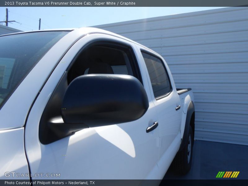 Super White / Graphite 2013 Toyota Tacoma V6 Prerunner Double Cab