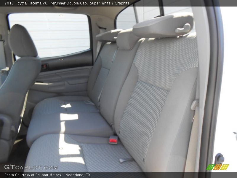 Super White / Graphite 2013 Toyota Tacoma V6 Prerunner Double Cab