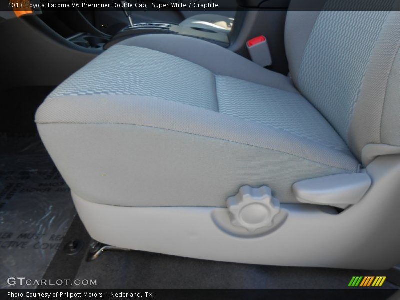Super White / Graphite 2013 Toyota Tacoma V6 Prerunner Double Cab