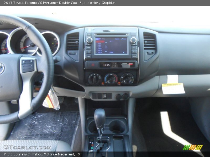Super White / Graphite 2013 Toyota Tacoma V6 Prerunner Double Cab