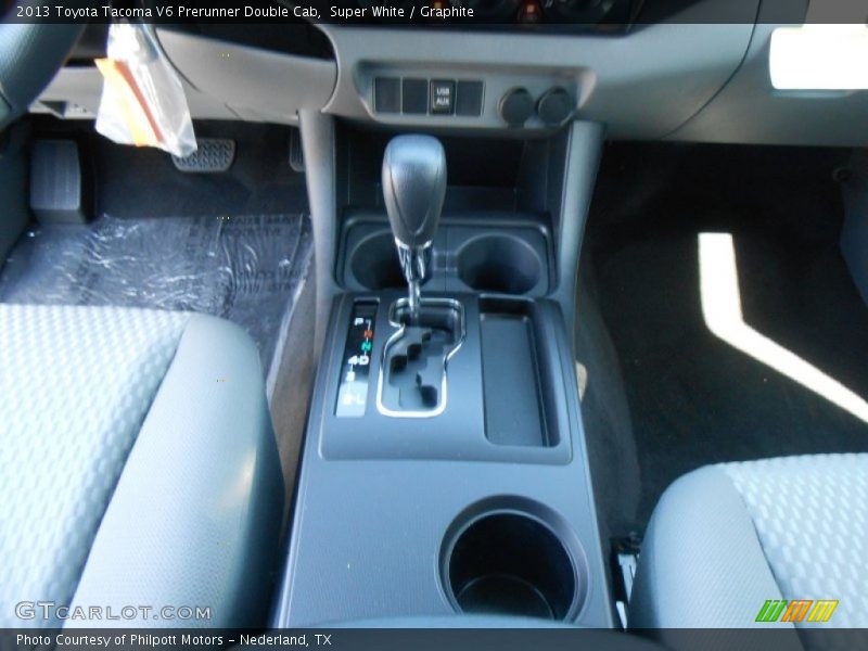 Super White / Graphite 2013 Toyota Tacoma V6 Prerunner Double Cab