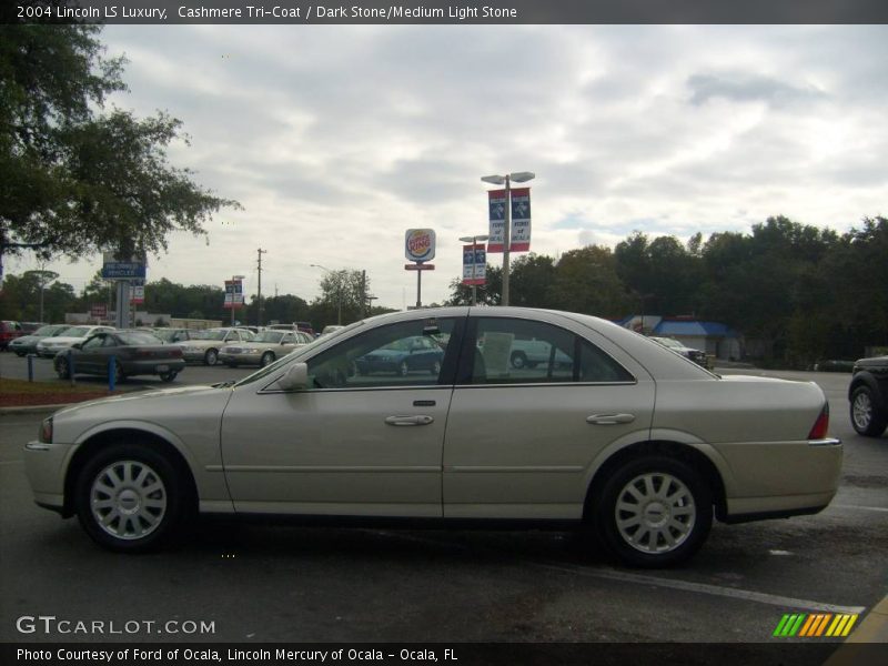 Cashmere Tri-Coat / Dark Stone/Medium Light Stone 2004 Lincoln LS Luxury